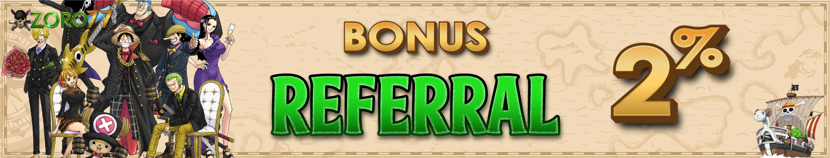 BONUS REFERRAL 2%